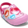Crocs (GS) Fun Lab Heart Lights Clogs «Pink Blau» 205648-6I2