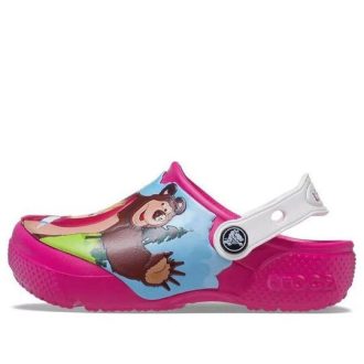 Crocs (GS) Fun Lab Mascha und der Bär Patch Clogs «Candy Pink» 207079-6X0