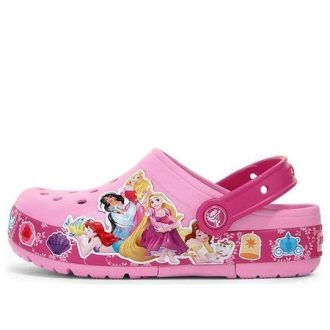 Crocs (GS) Fun Lab Princess Band Light Clogs «Pink» 205496-6I2