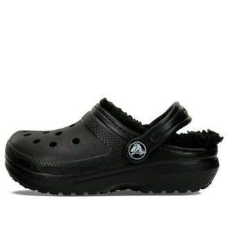Crocs (GS) Gefütterte Clog Outdoor-Sandalen «Schwarz» 207009-060