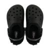 Crocs (GS) Gefütterte Clog Outdoor-Sandalen «Schwarz» 207009-060