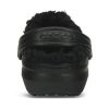 Crocs (GS) Gefütterte Clog Outdoor-Sandalen «Schwarz» 207009-060