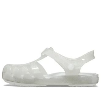 Crocs (GS) Isabella Glitter Sandalen «Weiß» 208444-0IC