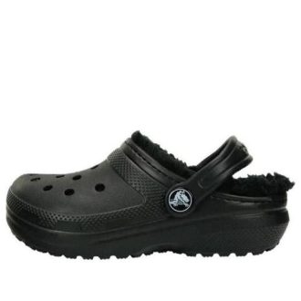 Crocs (GS) Kinder Classic Gefütterte Clogs «Schwarz» 207010-060