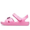 Crocs (GS) Klassische Cross-Strap Charm Sandalen «Pink» 206947-669