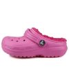 Crocs (GS) Klassische gefütterte Clogs mit runder Zehenpartie «Pink» 203506-6LA