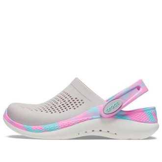 Crocs (GS) Literide 360  Marbled Clogs «Grau Pink Blau» 207668-1DU