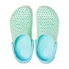 Crocs (GS) LiteRide Clogs «Neo Mint White» 205964-3TM