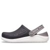 Crocs (GS) LiteRide Clogs «Schwarz Grau Weiß» 205964-066