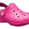 Crocs (GS) Ralen gefütterte Clogs «Candy Pink Black» 16245-6X1