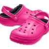 Crocs (GS) Ralen gefütterte Clogs «Candy Pink Black» 16245-6X1