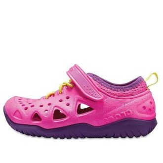 Crocs (GS) Swiftwater Sneakers «Pink Purple» 204989-6L0