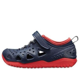 Crocs (GS) Swiftwater Spielschuhe «Navy Red» 204989-410