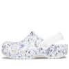 Crocs (GS) x Liberty London Classic Clogs «Weiß Blau» 206514-100
