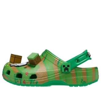 Crocs (GS) x Minecraft Elevated Lightweight Clog «Grün» 208473-90H