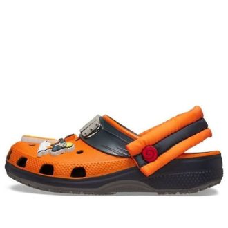 Crocs (GS) x Naruto Classic Clogs «Orange Schwarz» 209460-014