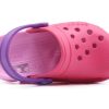 Crocs Kinder Crocs Classic Clog Sportsandalen «Rot Pink Lila» 204991-66I