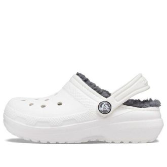 Crocs Kinder Crocs Classic Clog Sportsandalen «Weiß Grau» 203506-10M