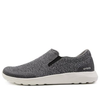 Crocs Kinsale Static Slip-On Schuhe «Grau Weiß» 203977-01R
