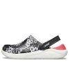 Crocs Lite Ride Hyper Floral Clogs «Schwarz Weiß Rot» 205848-97J