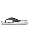Crocs LiteRide Beach Flip-Flops Schwarz Grau «Black Grey» 205182-05M