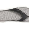 Crocs LiteRide Beach Flip-Flops Schwarz Grau «Black Grey» 205182-05M