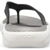 Crocs LiteRide Beach Flip-Flops Schwarz Grau «Black Grey» 205182-05M