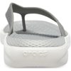 Crocs LiteRide Beach Graue Hausschuhe 205182-06J