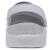 Crocs LiteRide Flash Schuhe Rauchgrau Weiß Sandalen 204592-06J