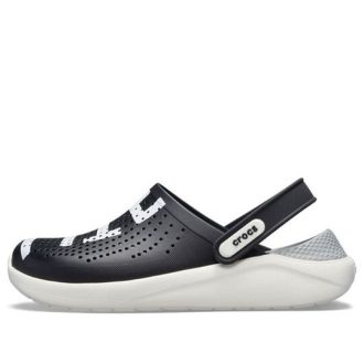 Crocs LiteRide Logo Clogs «Schwarz Weiß» 205554-066