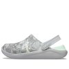 Crocs LiteRide Printing Sandalen Grau Grün 206491-3TO
