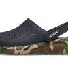 Crocs LiteRide Schuhdruck Klassische Sandalen Unisex Schwarz 206491-0C4