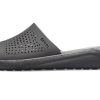 Crocs LiteRide Schwarz Grau Sandalen «Black Grey» 205183-0DD