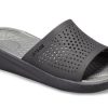 Crocs LiteRide Schwarz Grau Sandalen «Black Grey» 205183-0DD