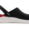 Crocs LiteRide Schwarze Sandalen «Schwarz Weiß» 204592-066