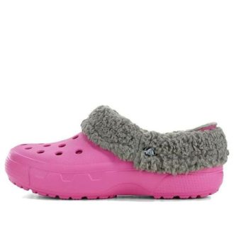 Crocs Mammoth EVO gefütterte Clogs «Pink Grey» 12878-626