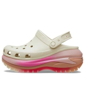 Crocs Mega Crush Color Dip Clog «Weiß Pink» 208988-2Y3