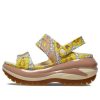 Crocs Mega Crush Retro Blumensandalen «Vanilla Cork» 208966-1LQ