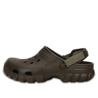 Crocs Minimalistic Wear-Resistant Cozy Sports Unisex Braune Sandalen 202651-23B