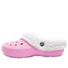 Crocs Mommoth Evo Clog Leichte, verschleißfeste, warme Sport-Hausschuhe, Rosa, 12878-6U5