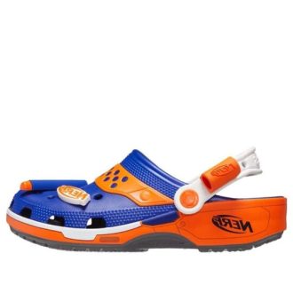 Crocs Nerf Classic Clogs «Blau Orange» 209309-0DA