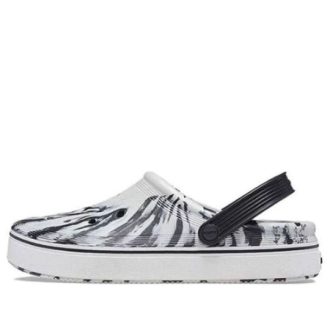 Crocs Off Court Clogs «Marmor Weiß Schwarz» 208601-066