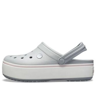 Crocs Plateau Clog «Hellgrau» 205434-04M