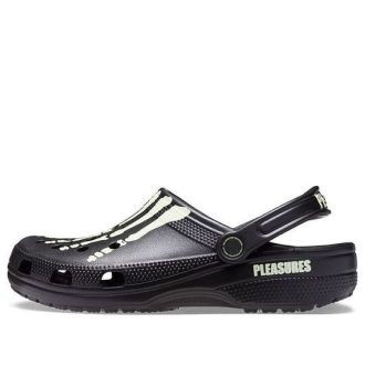 Crocs Pleasures x Classic Clog «Skelett – Im Dunkeln leuchtend» 208267-001