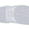 Crocs Printing Beach Unisex Grau Blau Sandalen «Grey Blue» 206232-0ES
