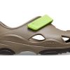 Crocs (PS) All Terrain Fisherman Sandalen «Beige Grün» 208351-260