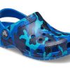 Crocs (PS) Camouflage Printing Beach Blaue Sandalen 205813-4JL Crocs (PS) Camouflage Printing Beach Blaue Sandalen 205813-4JL