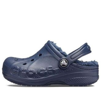 Crocs (PS) Classic Baya gefütterter Clog «Navy» 207500-463