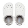 Crocs (PS) Classic Baya gefütterter Clog «Weiß Grau» 207500-11H