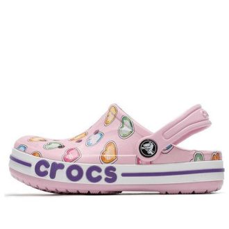 Crocs (PS) Classic Clog Mehrfarbiger Musterschuh Rosa 207020-6GD